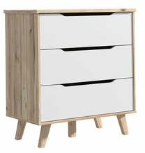 Sahtliplokk Forte Vankka FINVNKK212-L25, 42 x 80 x 86,3 cm, tamm/valge