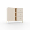 Kummut Adrk Furniture Tili 1D 3S 3P, beež