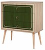 Kummut Kalune Design Trio 623, 40 x 80 x 90 cm, tamm/roheline