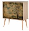 Kummut Kalune Design Trio 729, 40 x 80 x 90 cm, tamm/mitmevärviline