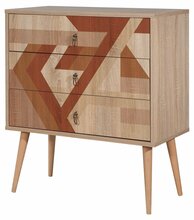 Kummut Kalune Design City Flow, 40 x 80 x 89 cm, mitmevärviline