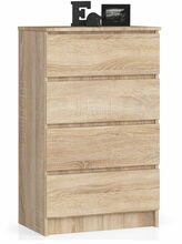 Kummut Nore K60, 40 x 60 x 99 cm, tamme värvi