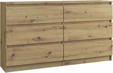 Kummut Top E Shop M6 140, 138 x 40 x 77 cm, pruun