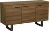 Kummut Beliani Timber, 42 x 140 x 79 cm, pruun/hall