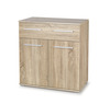 Kummut Halmar Lima KM-1, 82 x 77 cm, tamm/sonoma tamm