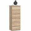 Kummut Akord CL6, 35 x 40 x 109 cm, pruun/tamm