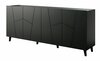 Kummut Cama Meble Etna, 200 x 42 x 82 cm, must matt