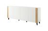 Kummut Cama Meble Faro, 200 x 42 x 82 cm, valge matt + tamm craft