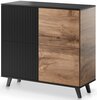 Kummut Halmar Random KM-2, 40 x 100 x 95 cm, pruun/must