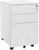 Mobiilne kummut Songmics OFC60WT, 52 x 39 x 60 cm, valge, 3 sahtliga