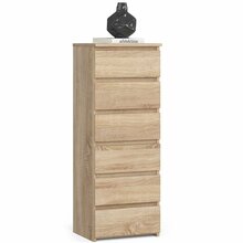 Kummut Akord CL6, 35 x 40 x 109 cm, pruun/tamm