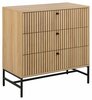 Kummut Actona Albany, 40 x 80.6 x 80.4 cm, must/pruun