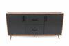 Kummut Kalune Design Cordoba 854KLN3907, 40 x 160 x 77 cm, pruun/must