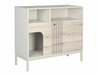 Kummut Signal Meble Frost K3, 40 x 100 x 90 cm, valge/pruunikas