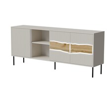 Kummut Cama Meble Inserto 3D1W, 190 x 40 x 80 cm, kašmiir, LED valgustusega