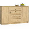 Kummut Akord K160 2D 4SZ CLP, 40 x 160 x 99 cm, tamm/pruun