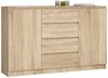 Kummut Akord K160 2D 4SZ CLP, 40 x 160 x 99 cm, 4 sahtliga, sonoma tamm