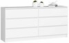 Kummut Akord K160, 40 x 160 x 77 cm, valge