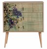 Kummut Kalune Design Trio 727, 40 x 80 x 90 cm, tamm/mitmevärviline