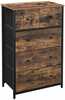 Kummut Songmics, 56 x 30 x 89,3 cm, vintagepruun-must