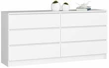 Kummut Akord K160, 40 x 160 x 77 cm, valge