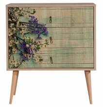 Kummut Kalune Design Trio 727, 40 x 80 x 90 cm, tamm/mitmevärviline