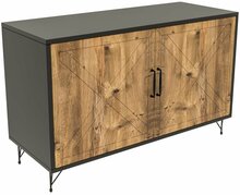 Kummut Kalune Design Jupiter, 100 x 40 x 77 cm, antratsiit/mänd