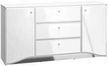 Kummut ML MEBLE Glamour 02, valge