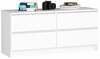 Kummut Akord Furniture Factory K120, 40 x 120 x 55 cm, valge