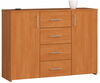 Kummut Akord K45, 35 x 110 x 80 cm, lepp