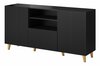 Kummut Cama Meble Pafos, 150 x 42 x 82 cm, must matt