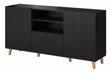 Kummut Cama Meble Pafos, 150 x 42 x 82 cm, must matt
