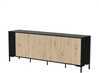 Kummut Cama Meble Merci, 200 x 40 x 74 cm, must/artisani tamm