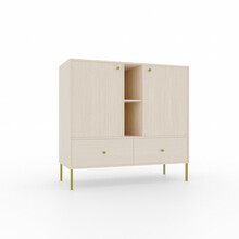 Kummut Adrk Furniture Tili 2D 2S 2P, beež