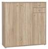 Kummut Forte Tempra 2 T2KK10-D30F, 34.8 x 73.7 x 85.5 cm, sonoma tamm