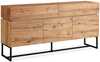 Kummut Home4you Byron 34562, 41 x 160 x 80 cm, tamm/pruun