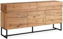 Kummut Home4you Byron 34562, 41 x 160 x 80 cm, tamm/pruun