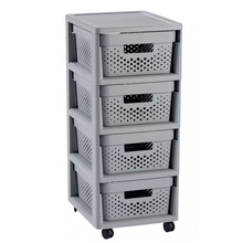 Kummut Curver Infinity, 4 sahtliga, 30 x 36 x 69 cm, hall