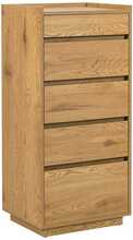 Kummut Home4you Sacha 45139, 40 x 50 x 109 cm, pruun