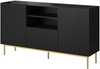 Kummut Cama Meble Pafos, 150 x 40 x 90 cm, matt must