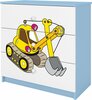 Kummut Kocot Kids Babydreams Digger, sinine/valge, 80 x 41 x 80.5 cm