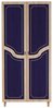 Riidekapp Kalune Design Stil 620, 90 x 52 x 192 cm, tumesinine/tamm