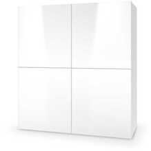 Kummut Halmar Livo KM-100, 29 x 100 x 100 cm, valge