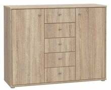 Kummut Forte Tempra 2, 34.8 x 108.8 x 85.5 cm, helepruun