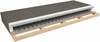Vedrumadrats Black Red White Tiago Standard, keskmine, hall, 198 x 90 cm