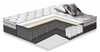 Vedrumadrats Home4you Harmony Top Pocket, keskmine, 200 x 120 x 33 cm