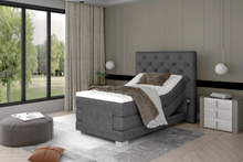 Elektriline voodi Nore Clover 04, 90 x 200 cm, hall, koos madratsiga