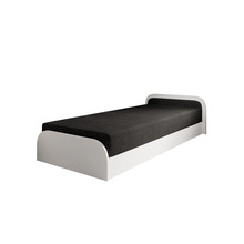 Voodi Nore Parys Alova 04, 90 x 200 cm, must/valge
