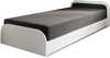 Voodi Parys Sawana 05, 80 x 190 cm, madratsiga, hall/valge