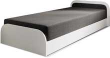 Voodi Parys Sawana 05, 80 x 190 cm, madratsiga, hall/valge